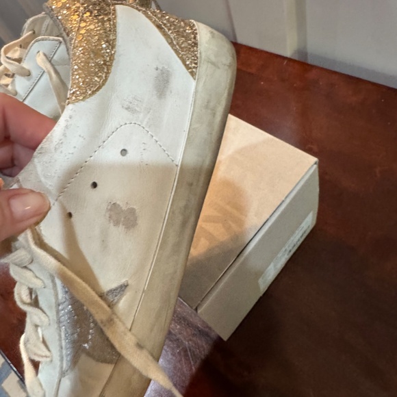 Golden Goose Super Star with Spur  and Glitter Heels - Picture 3 of 8